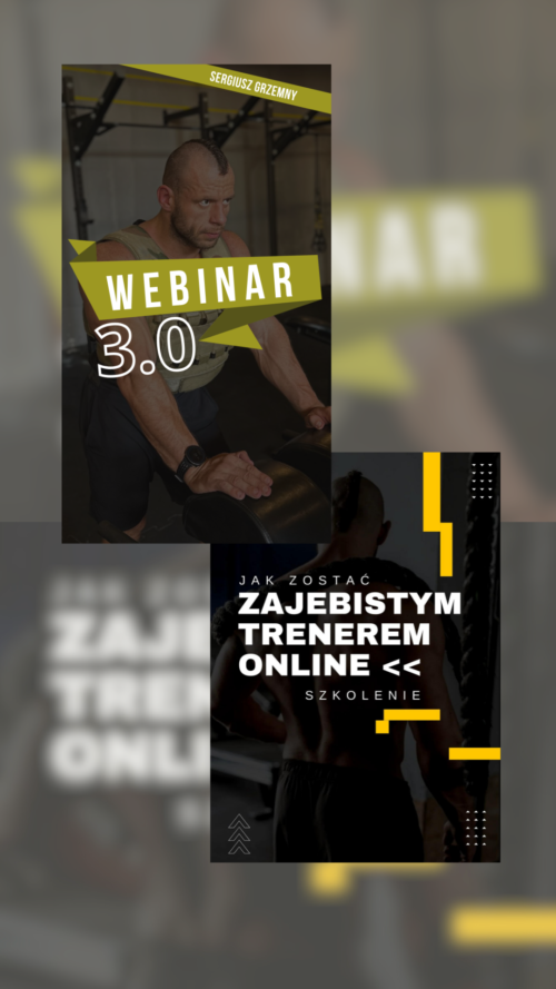 PAKIET | Webinar 3.0 & Jak zostać zajebistym trenerm - Online